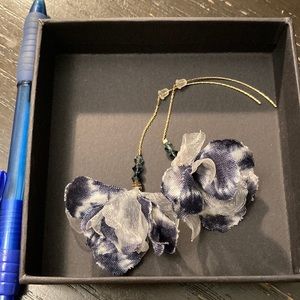 Ribbon statement earrings